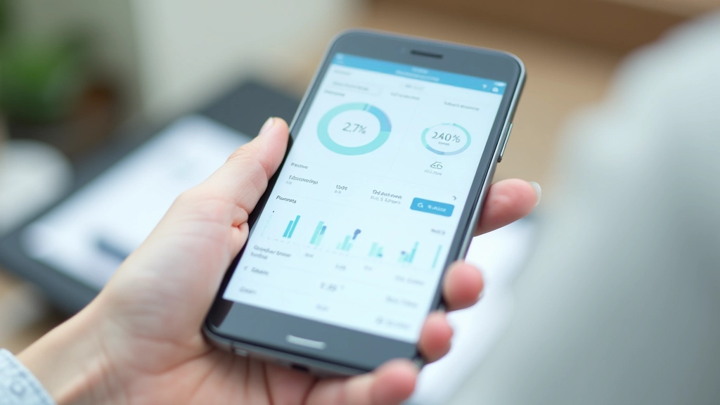 Ecran de aplicație de bugetare afișând rapoarte lunare cu grafice și statistici detaliate