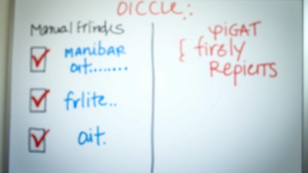 Două coloane text pe tablă albă — pe stânga metode manuale, pe dreapta metode digitale de urmărire